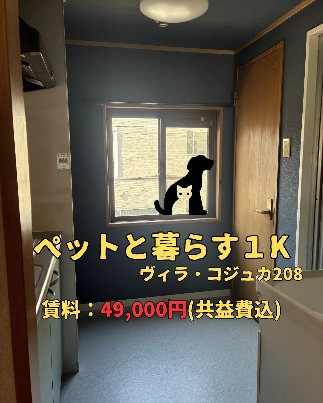 高槻市でペットと暮らすお部屋を探している方必見ガジャ✨